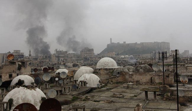 مسلحون يقصفون حيا في حلب بالكيماوي