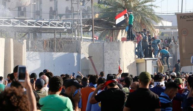 بغداد: لم يستخدم الرصاص الحي ضد محتجي المنطقة الخضراء