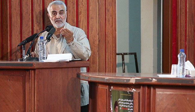 اللواء سليماني يكشف أسباب التراجع الامريكي في سوريا
