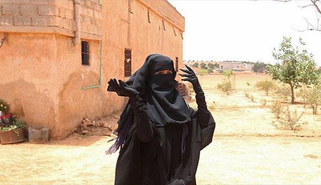 زنان مناطق تحت سلطه داعش با نقاب خود چه کردند؟+تصاویر