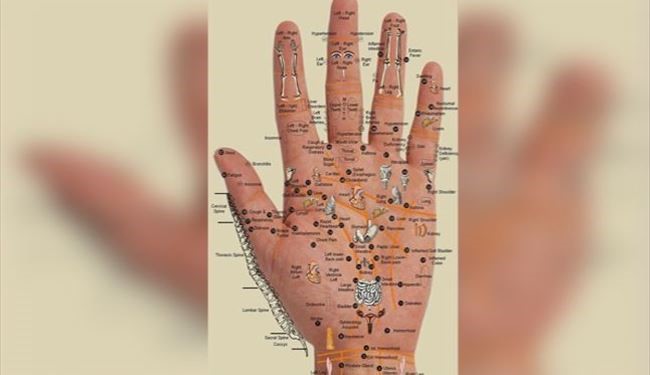 ماذا يحدث عندما تضغط على هذه المنطقة من اليد؟
