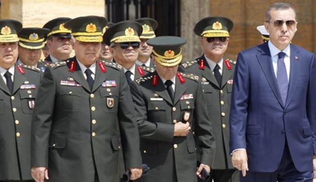 نگرانی کارشناسان آمریکایی از  تضعیف ارتش ترکیه