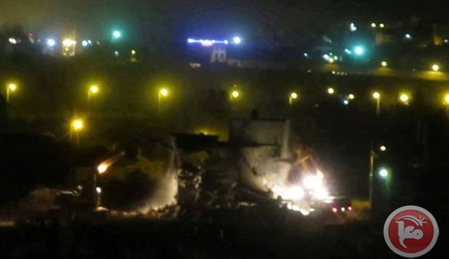 تخریب منازل فلسطینی‌ها نزدیک دیوار حائل