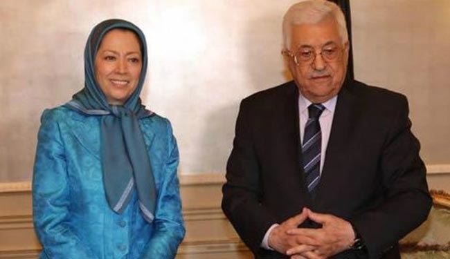 دیدار محمود عباس با سرکرده منافقین