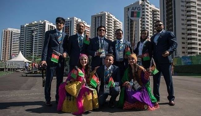 لباس دختر افغان سوژۀ عکاسان المپیک