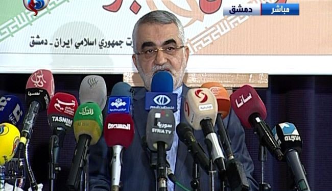 بروجردي: نجدد دعمنا لسوریا في حربها علی الإرهاب