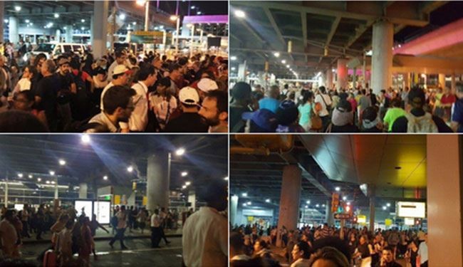 تعليق جميع الرحلات الجوية بمطار جون كنيدي بنيويورك