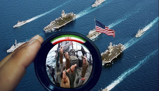 4 زوارق سريعة إيرانية أبحرت بسرعة كبيرة بالقرب من المدمرة الأميركية