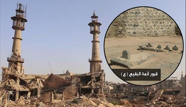 بالصورة...رواد مواقع التواصل:من هدموا مقام السيدة سكينة هم نفسهم من هدموا قبور أئمة البقيع