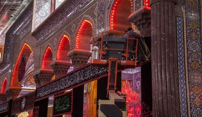 کربلا سیاه پوش شد