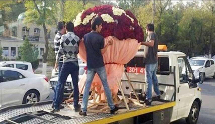 چه کسی دسته گل بزرگ برای رئیس جمهوری جدید لبنان فرستاد؟