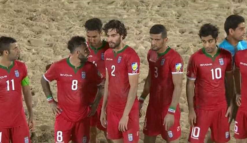 پیروزی تیم ملی فوتبال ساحلی ایران دربرابر آمریکا