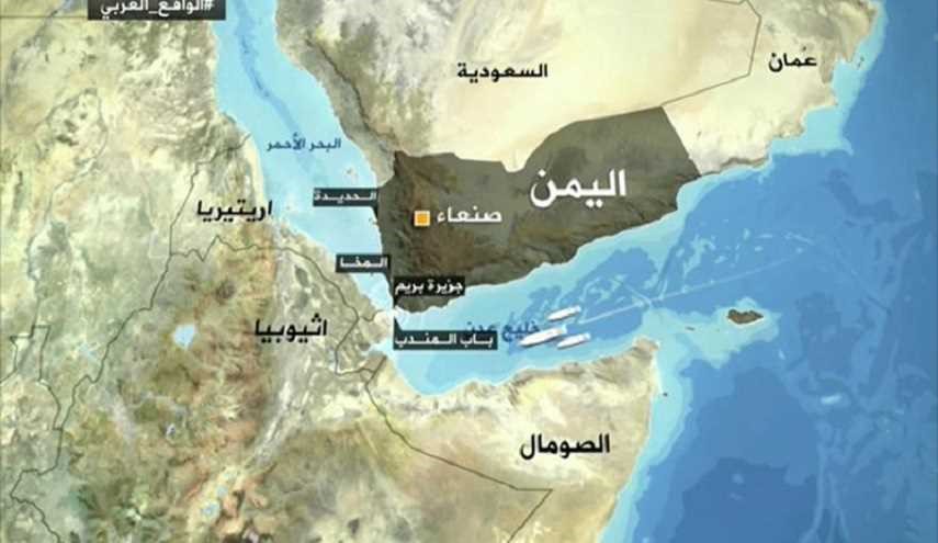 العدوان يدفع بتعزيزات عسكرية الى باب المندب يإشراف ضباط إماراتيين و سعوديين