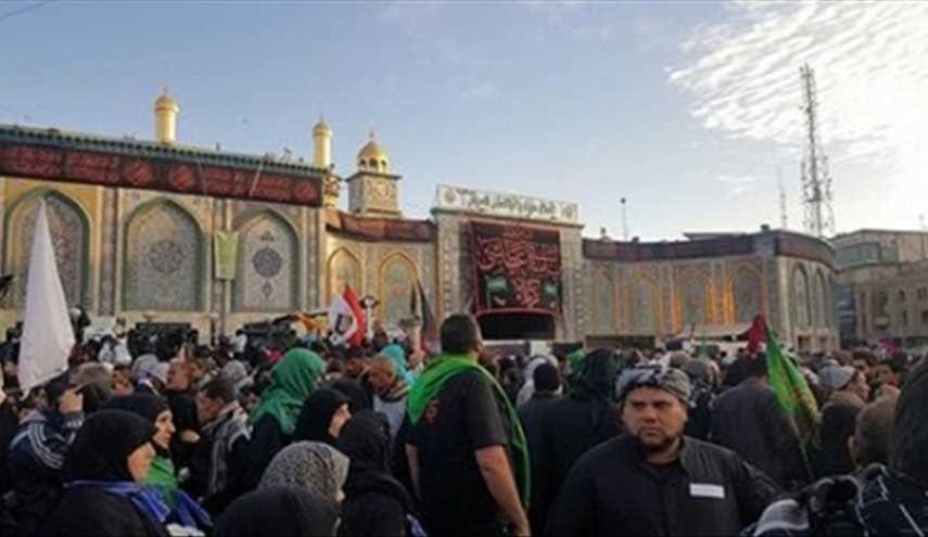 شاهد بالصور ..توافد الحشود الى كربلاء الطفوف منذ الصباح..