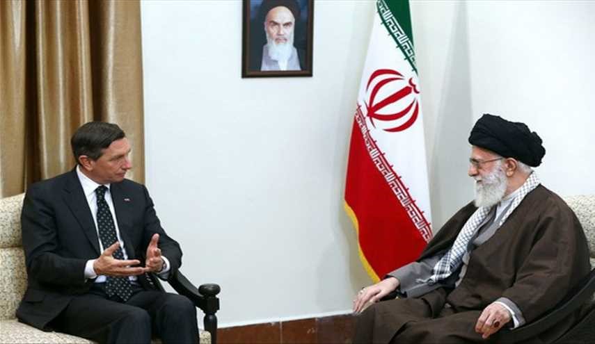 دیدار رئیس جمهوری اسلوونی با رهبر معظم انقلاب