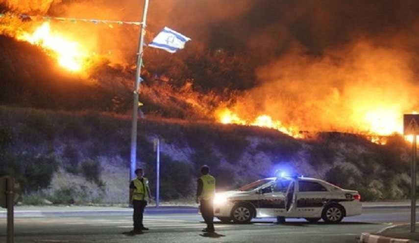 14 فلسطینی به اتهام  دست داشتن در آتش سوزی دستگیرشدند
