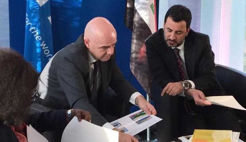الفيفا يوافق على ارسال لجان تفتيشية للعراق تمهيداً لرفع الحظر