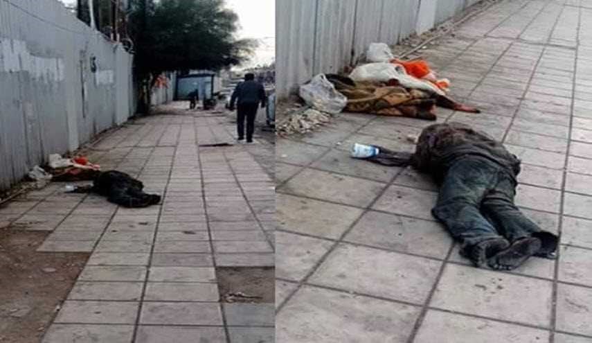 شاهد... ضجة بعد وفاة مشرد في شوارع الأردن تحت المطر!