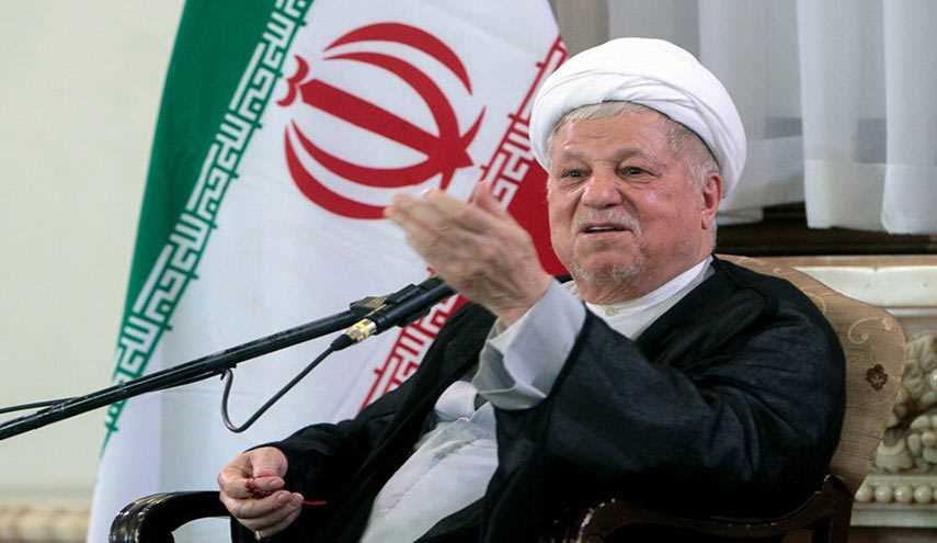 رفسنجاني: اميركا لا يمكنها نقض الاتفاق النووي لأنها ليست متحدثة باسم العالم