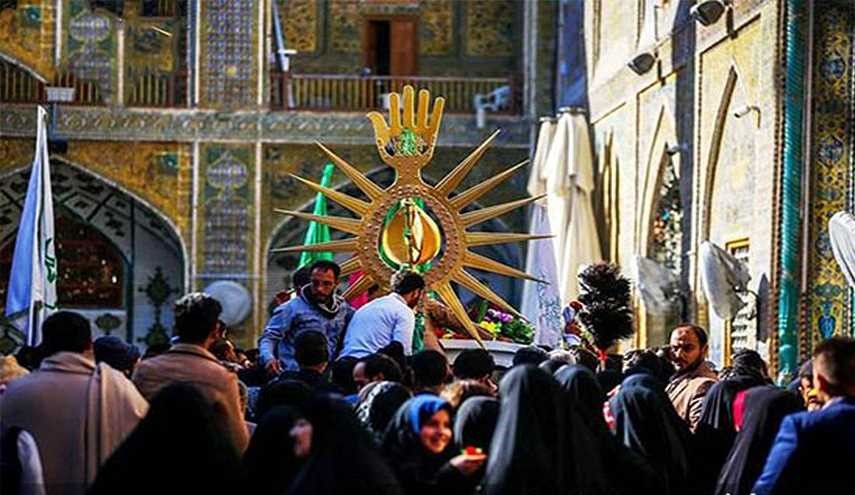تاج طلایی عجیب نادرشاه در حرم امام علی (ع)