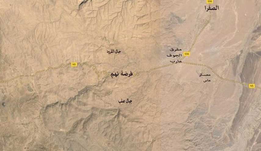 موشک‌باران مواضع مزدوران عربستان در مرکز یمن