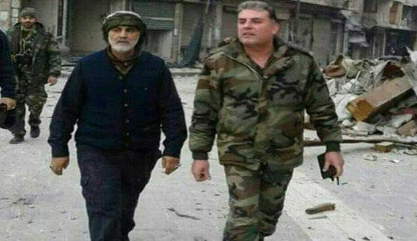 صور لم تنشر من قبل للواء قاسم سليماني في حلب