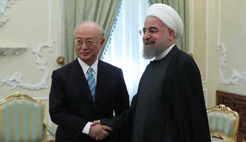 روحانی به آمانو: اقدام آمریکا مغایر برجام است