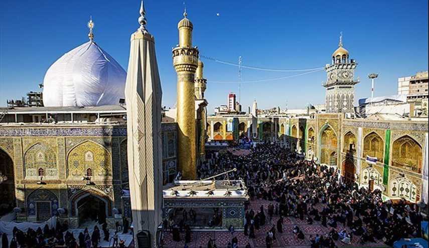 رونمایی از گنبد جدید حرم امام علی(ع) | تصاویر