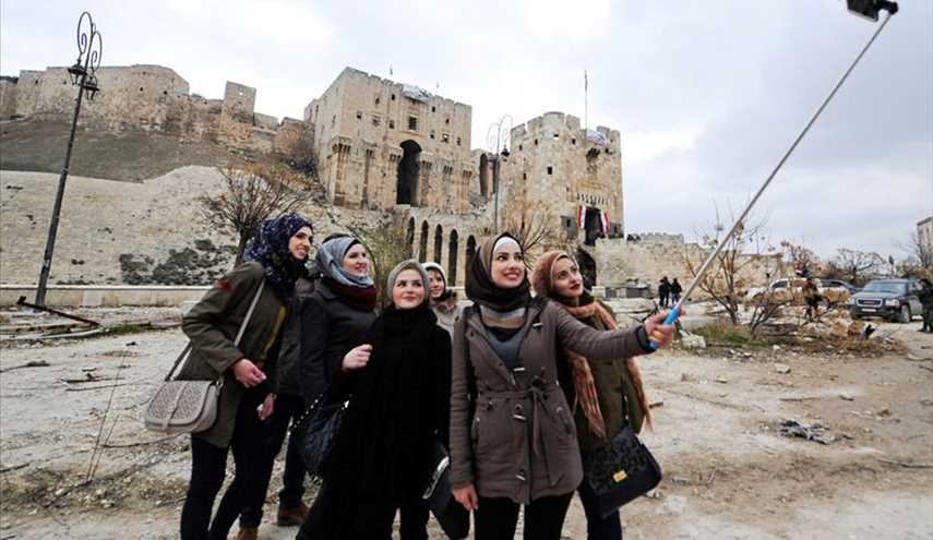 توریست ها در حلب +عکس