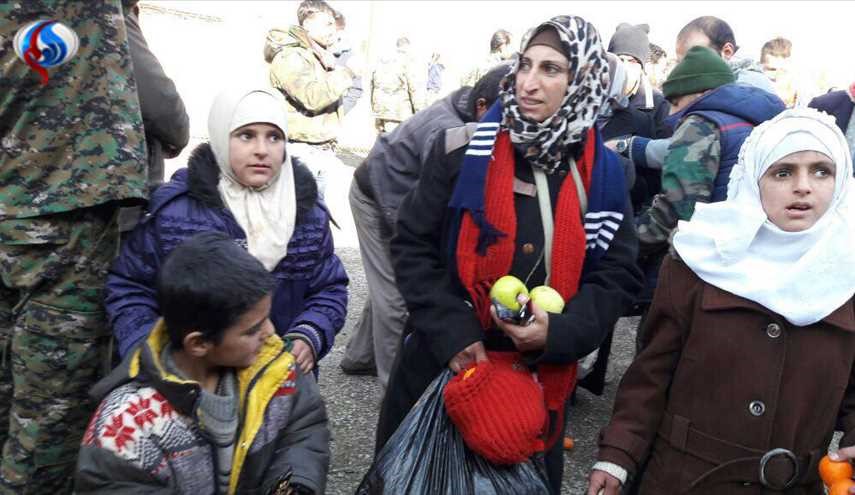 تصاویر؛ دومین گروه از اهالی فوعه و کفریا در حلب