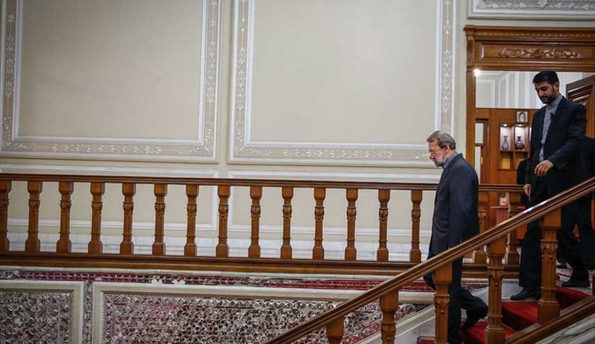 لقاء لاريجاني وصفت سوفتيتش في طهران