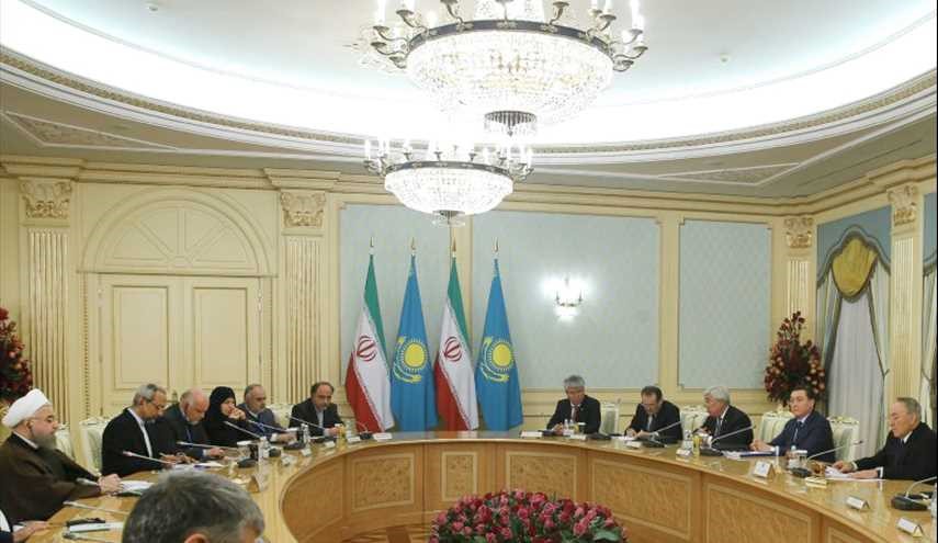 نشست مشترک هیات های عالی رتبه ایران و قزاقستان/ تصاویر