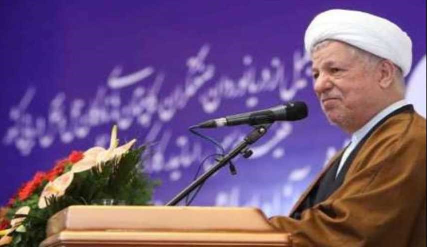 رفسنجاني : ايران يمكن ان تناور مقابل الحظر الامريكي