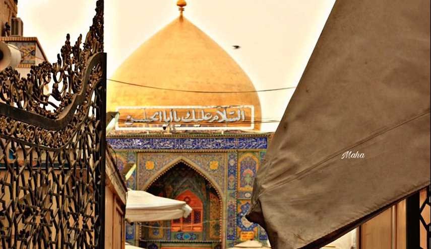 صور لحرم أميرالمؤمنين علي (ع ) يوم افتتاح القبة الشريفة...