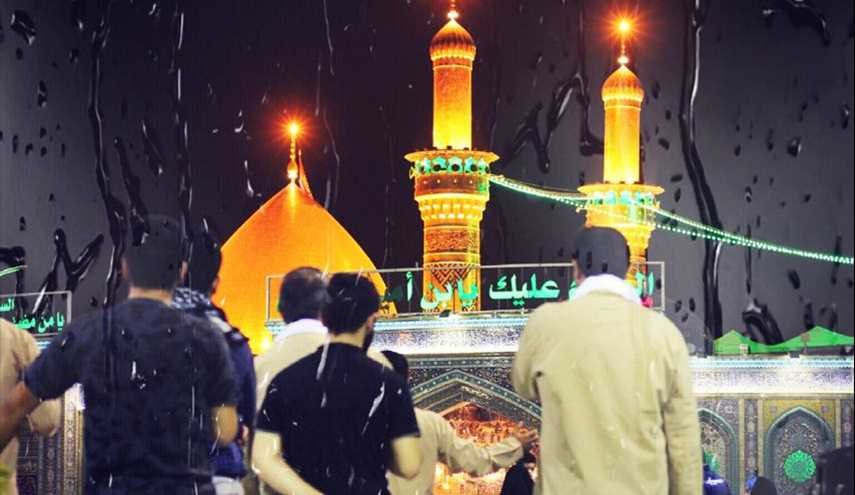 في حرم الامام الحسين عليه السلام ...