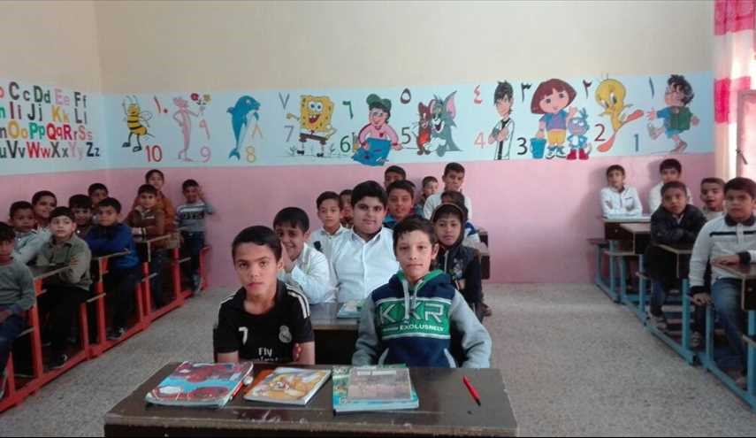 بالصور ...مركز طوعي لتقوية الطلاب في المنهاج الدراسي في البصرة العراقية بقضاء الفاو