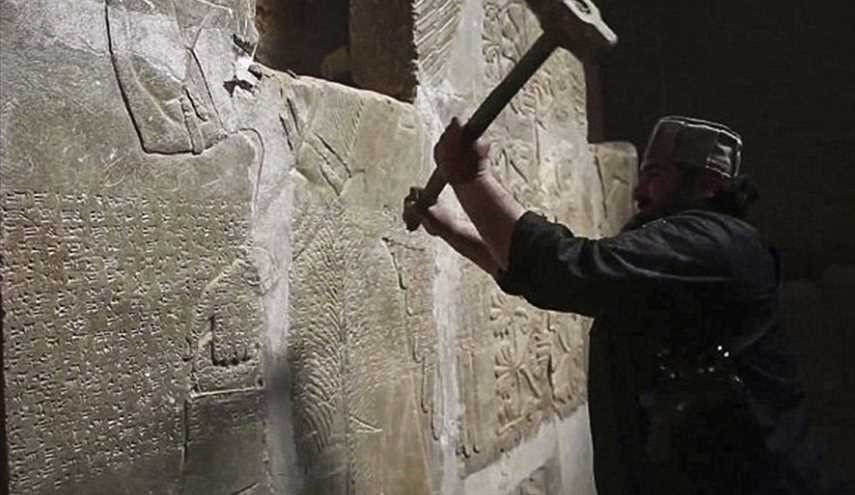 ویرانه های شهر نمرود پس از خروج داعش +عکس