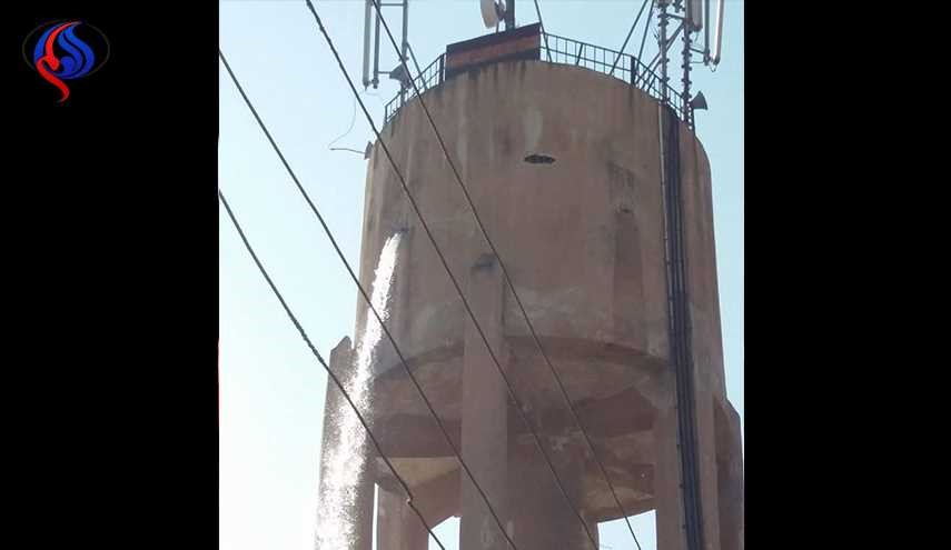 صورة.. المسلحون يخرجون خزان المياه في كفريا عن الخدمة