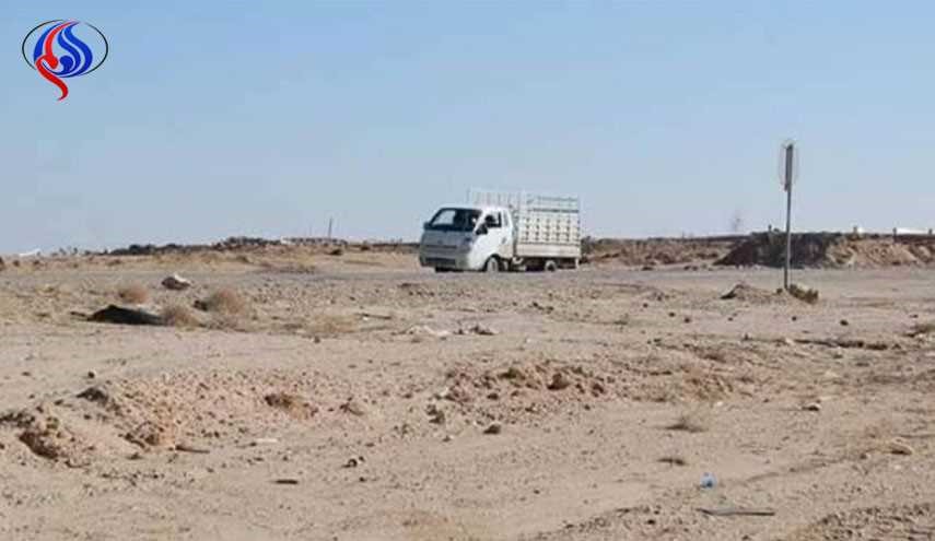 بالصور: الجيش العراقي يصطاد انتحارياً ويفجر سيارته المفخخة في الأنبار