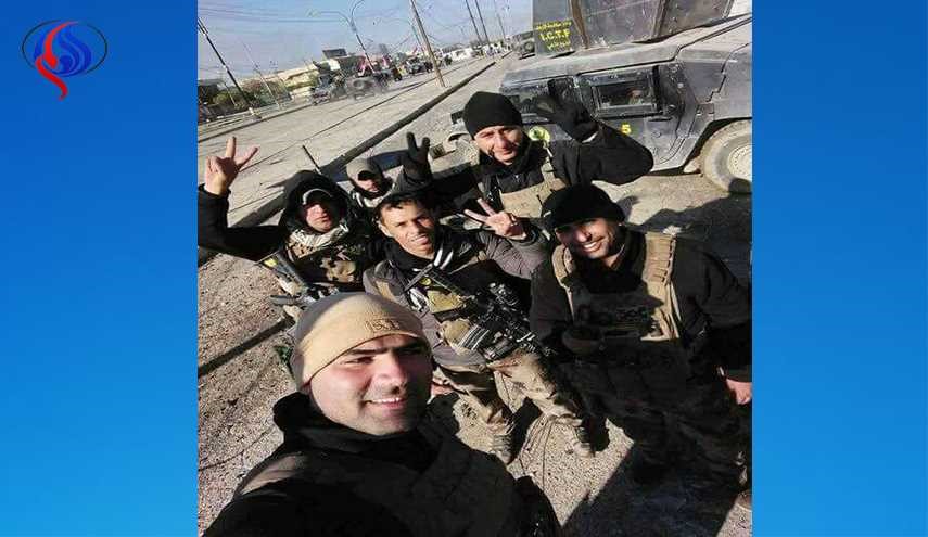 بالصور.. قوات جهاز مكافحة الإرهاب داخل حي المثنى بعد تحريرها