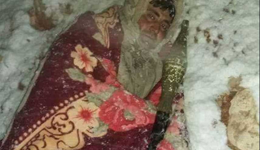 حتى قساوة البرد لا تمنع عن اداء التكليف تجاه الوطن ...