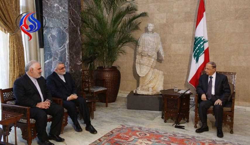 دیدار «علاء‌الدین بروجردی» با رئیس‌جمهور لبنان