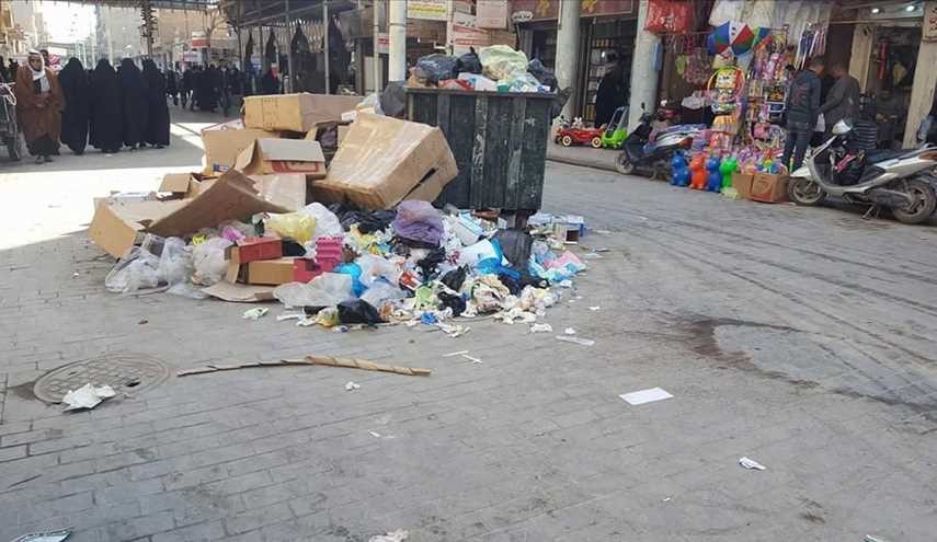 بالصور ..معاناة أهالي حي الجربوعية في العراق  من الخدمات البلدية السيئة