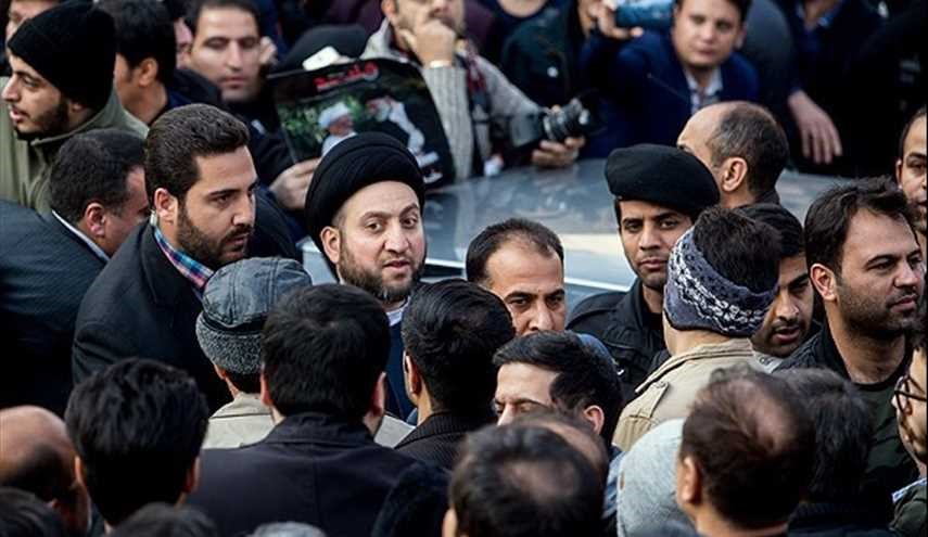 المسؤولون الايرانيون والضيوف الاجانب في تشييع جثمان آية الله رفسنجاني