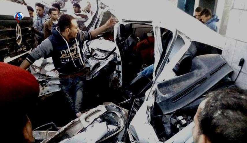بالصور.. 12 قتيلا بحادث سير في الجيزة