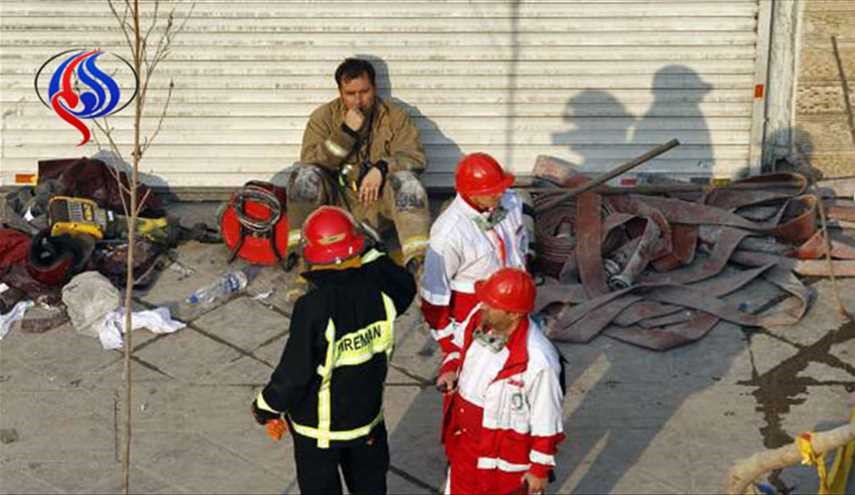 شهادت یکی از آتش نشانان فداکار در حادثه پلاسکو