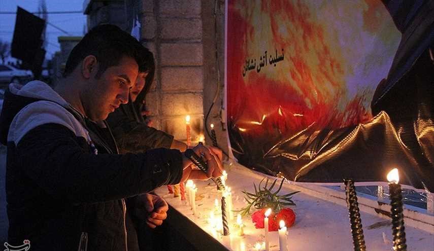 همدردی مردم با آتش نشانان حادثه پلاسکو +عکس