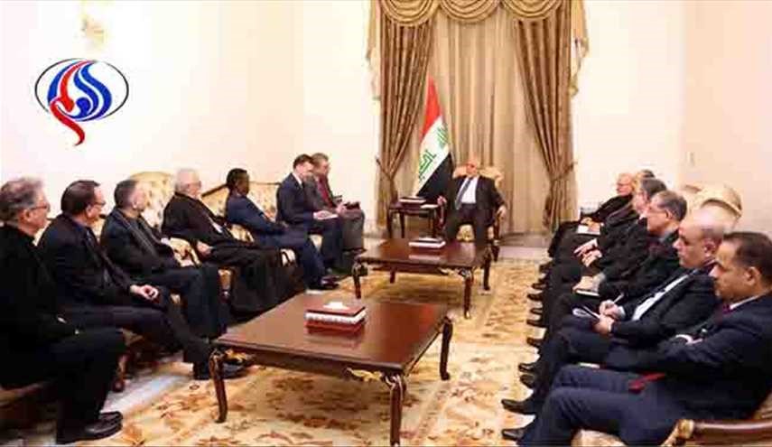 العبادي يستقبل وفد مجلس الكنائس العالمي