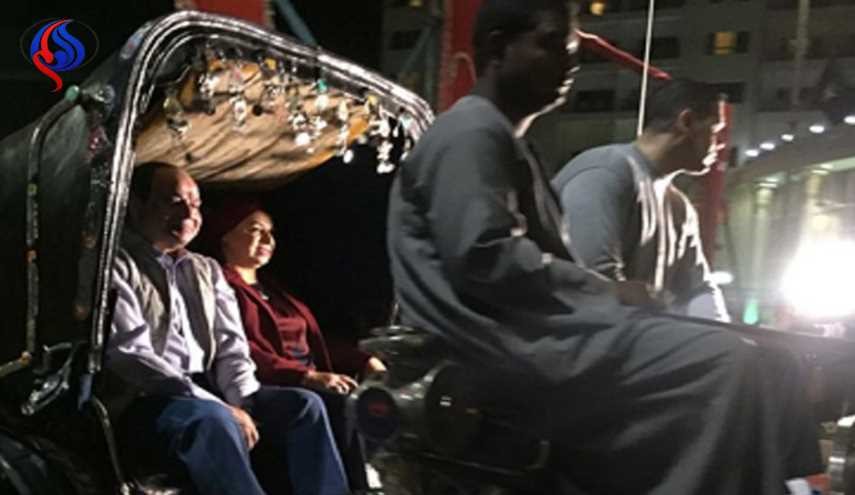 الاهرام تشبه زيارة السيسي لأسوان بهذا الفيلم ..+ فيديو