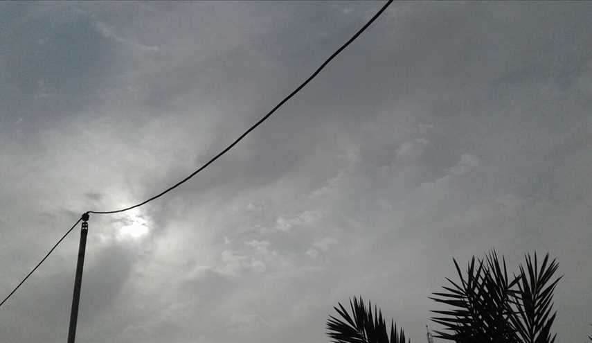 بالصور..جو غائم ورياح قوية في محافظة البصرة العراقية